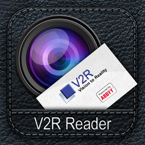V2R Visitenkarten-Leser fr iOS von V2R